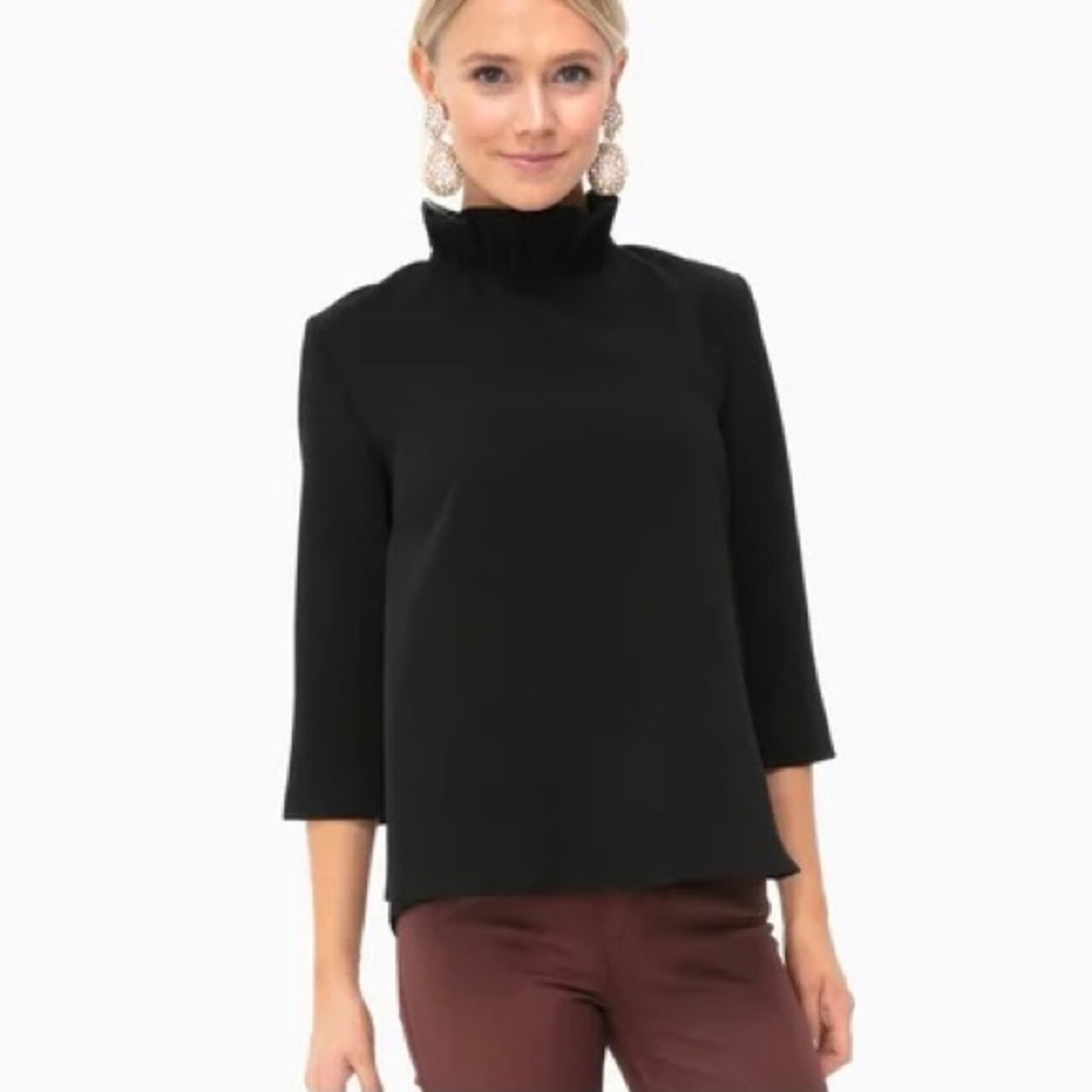 Tuckernuck Pomander Place Faye Blouse Black Large